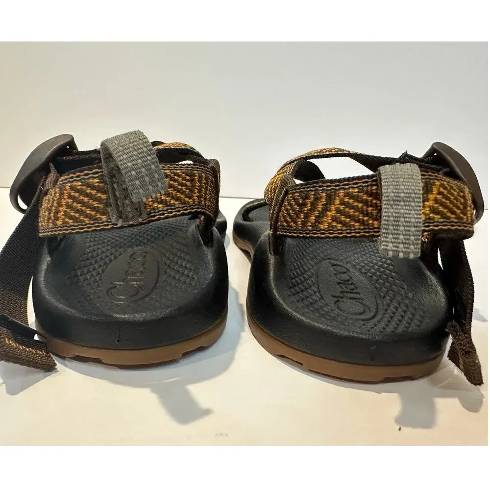 Chaco Z/1 Classic Hiking Sandals Youth Size 1 Brown Multicolor Outdoor Adventure
